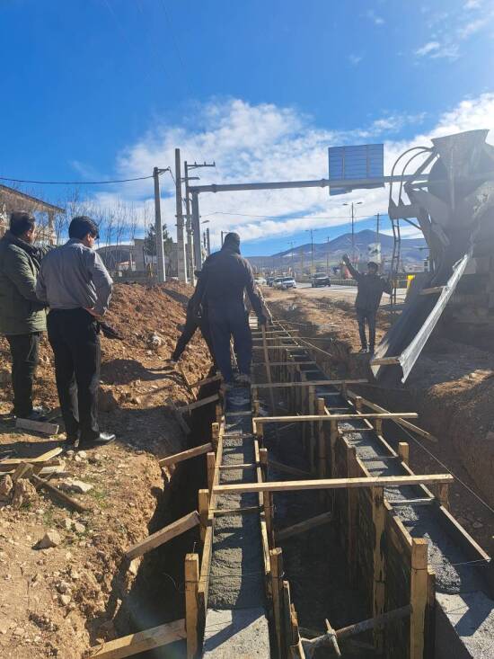 آغاز فاز 2 کانال دفع آبهای سطحی شهر پول